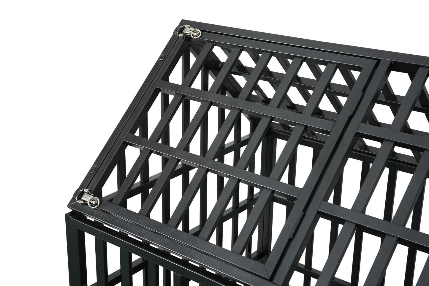 Heavy Duty Dog Cage pet Crate with Roof