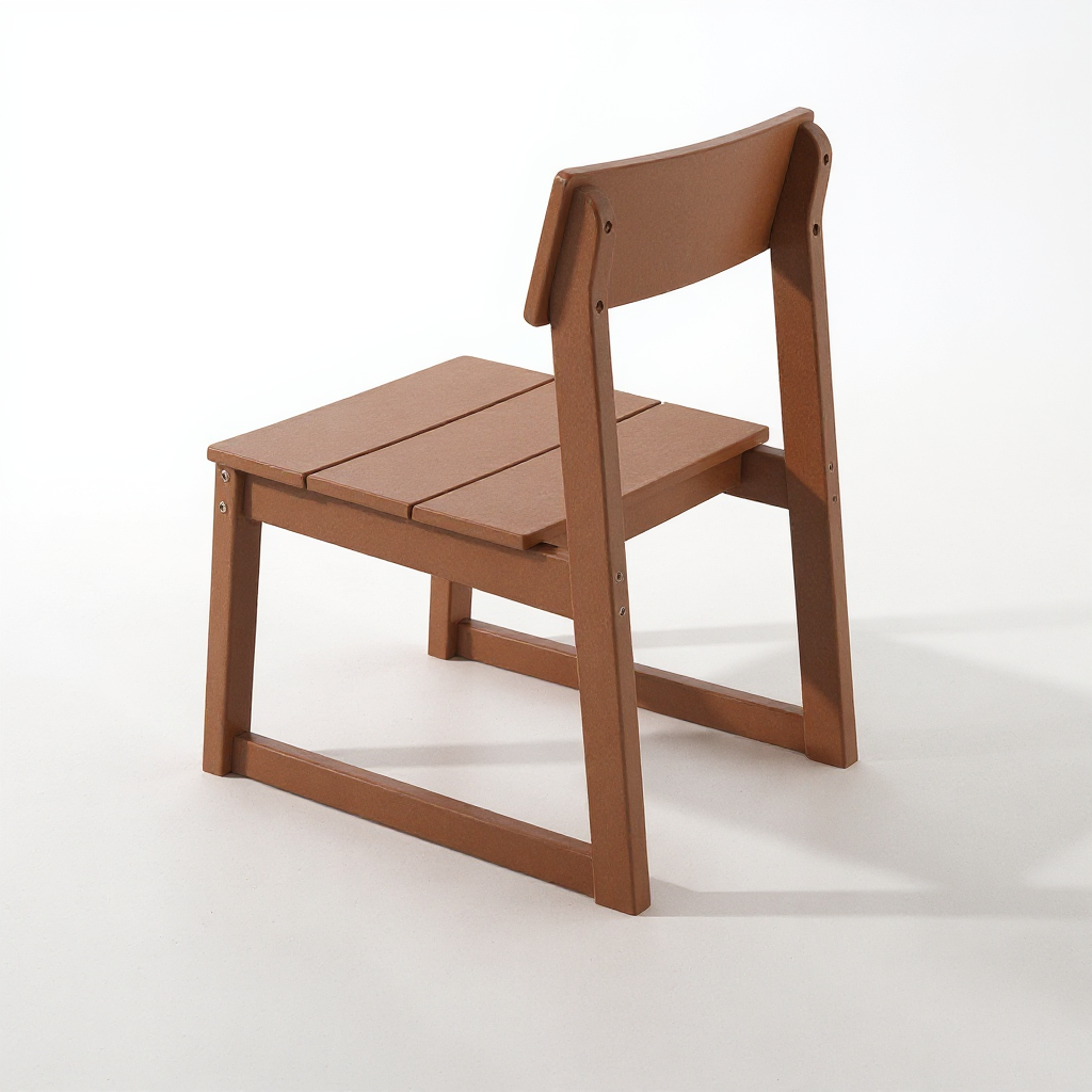 5-Piece Brown Outdoor Dining Set – Weather-Resistant Patio Table with Umbrella Hole & 4 Chairs for Backyard/Poolside