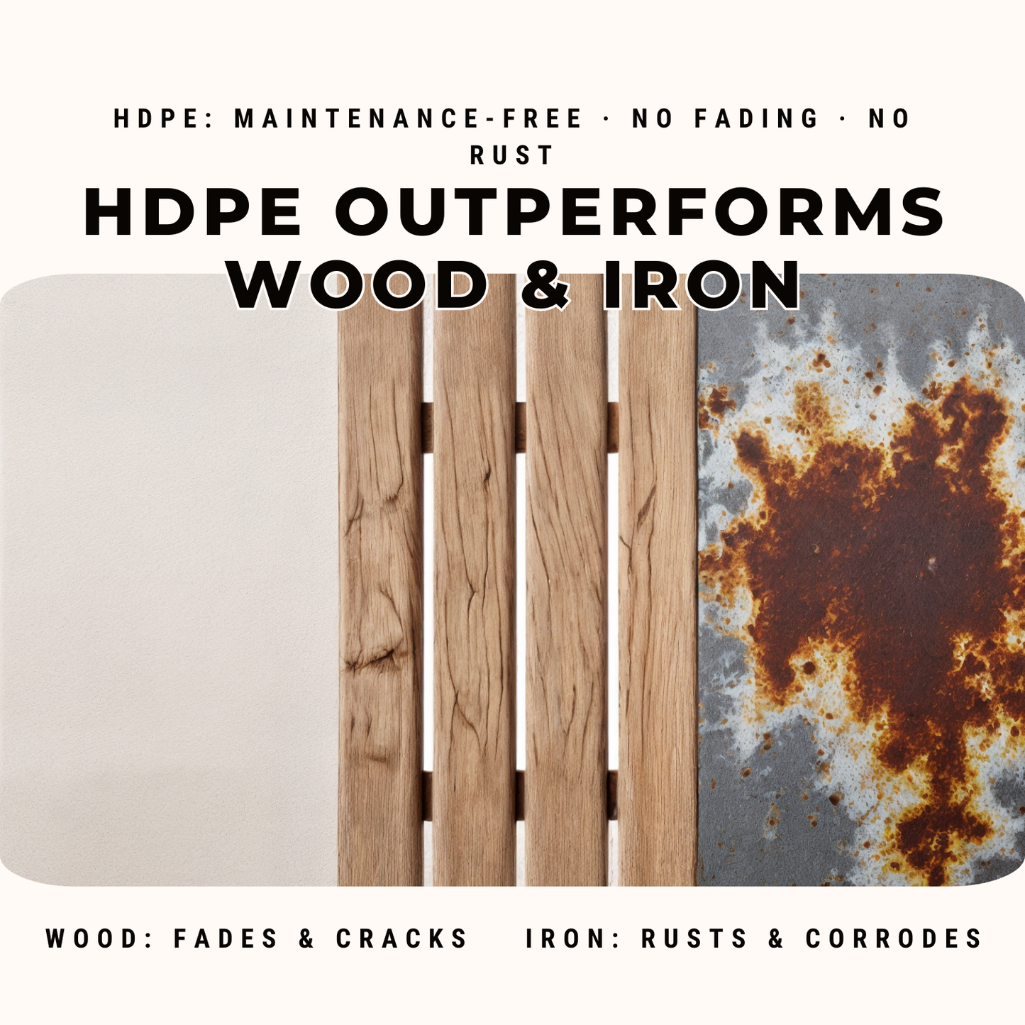 5-Piece Brown Outdoor Dining Set – Weather-Resistant Patio Table with Umbrella Hole & 4 Chairs for Backyard/Poolside