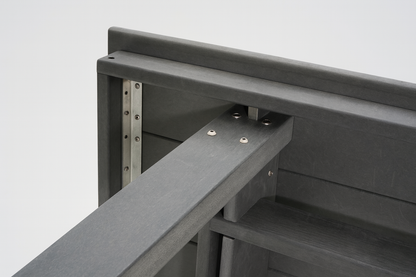 5-Piece Outdoor Dining Set for 4 – Weather-Resistant Patio Table with Umbrella Hole and 4 Armrest Chairs, Durable Garden Furniture for Backyard, Lawn, Deck, or Poolside (Grey)