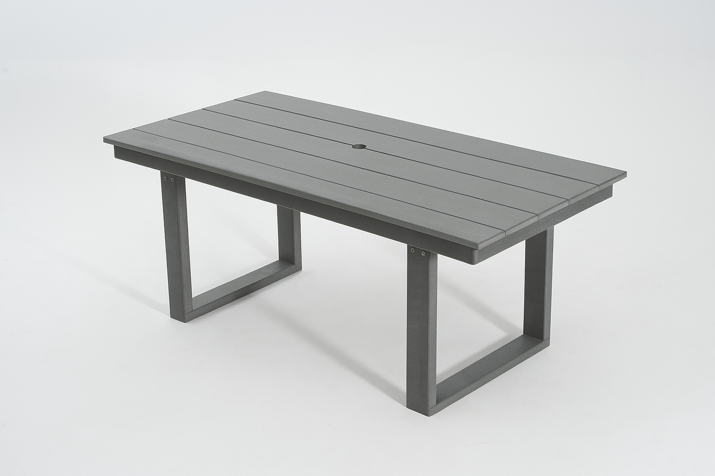 5-Piece Outdoor Dining Set for 4 – Weather-Resistant Patio Table with Umbrella Hole and 4 Armrest Chairs, Durable Garden Furniture for Backyard, Lawn, Deck, or Poolside (Grey)