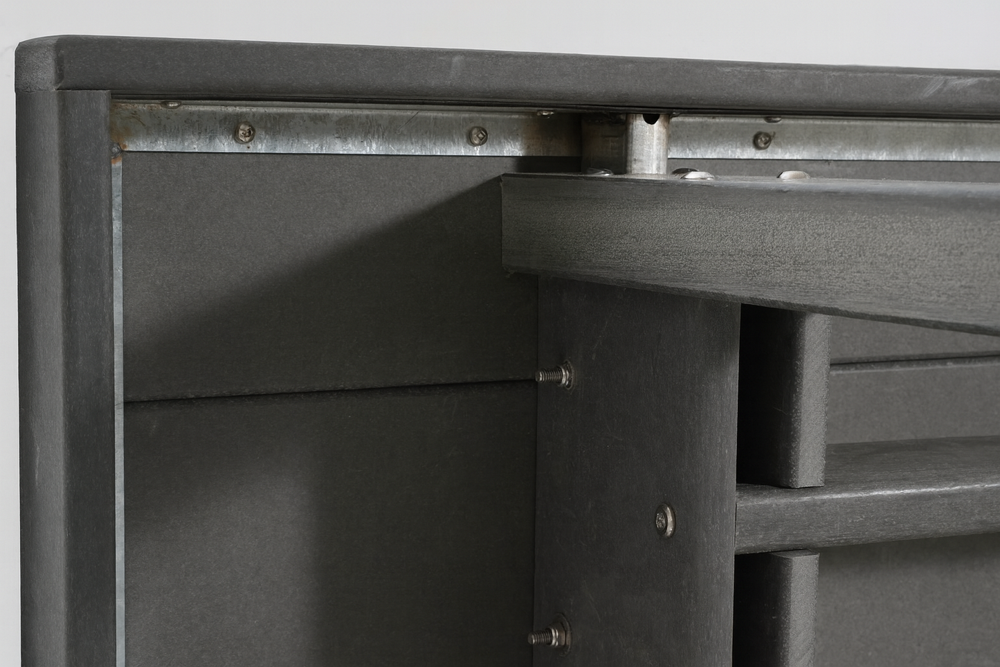 5-Piece Outdoor Dining Set for 4 – Weather-Resistant Patio Table with Umbrella Hole and 4 Armrest Chairs, Durable Garden Furniture for Backyard, Lawn, Deck, or Poolside (Grey)