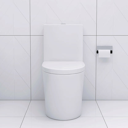 Elongated One Piece Toilet White