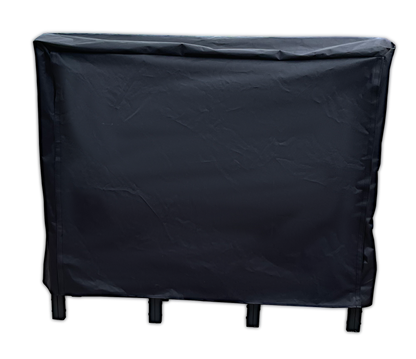 Artibear Firewood Rack Stand 4.1ft Heavy Duty Logs Holder for Outdoor Indoor Fireplace Metal Wood Pile Storage Stacker Organizer, Matte Black