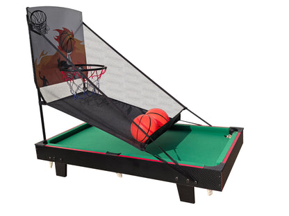 Multi Game Table 36", 2 in 1 Combo Game Table Basketball, Billiards.Parent-child games, for Indoor Outdoor, Game Room, Friends,Family, Kids and Adults.