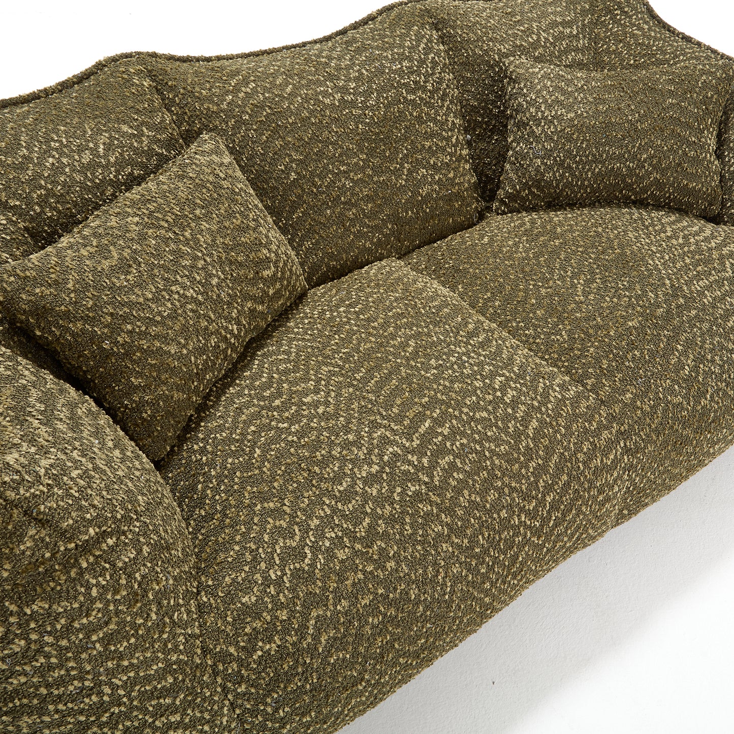 Soft beanbag chair with high resilience foam core for two people. The comfortable square recliner sofa is ideal for family members and friends engaged in games, reading, watching TV