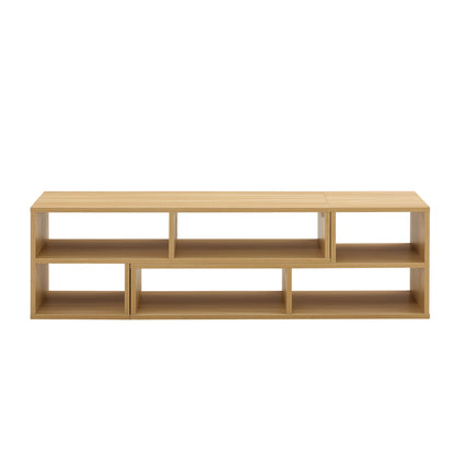 2 Pieces Cube TV Stand,Free Combination Gaming Entertainment Center Media Stand,Open Storage Bookcase Shelf for Living Room,2 Shelf Bookcase L-Shaped TV Console Stand,with Dimensions of 47.2*12*13.4.