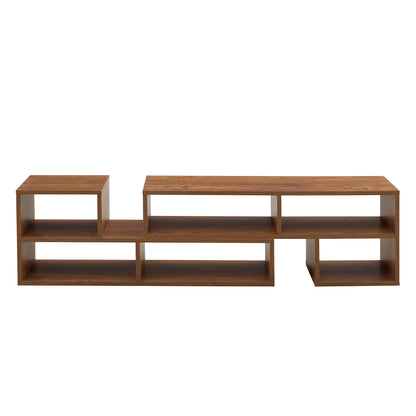 2 Pieces Cube TV Stand,Free Combination Gaming Entertainment Center Media Stand,Open Storage Bookcase Shelf for Living Room,2 Shelf Bookcase L-Shaped TV Console Stand,with Dimensions of 47.2*12*13.4.