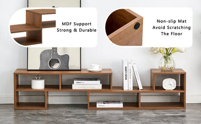 2 Pieces Cube TV Stand,Free Combination Gaming Entertainment Center Media Stand,Open Storage Bookcase Shelf for Living Room,2 Shelf Bookcase L-Shaped TV Console Stand,with Dimensions of 47.2*12*13.4.