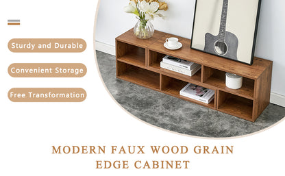 2 Pieces Cube TV Stand,Free Combination Gaming Entertainment Center Media Stand,Open Storage Bookcase Shelf for Living Room,2 Shelf Bookcase L-Shaped TV Console Stand,with Dimensions of 47.2*12*13.4.