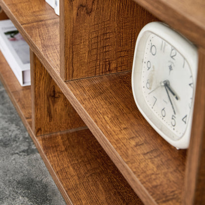 2 Pieces Cube TV Stand,Free Combination Gaming Entertainment Center Media Stand,Open Storage Bookcase Shelf for Living Room,2 Shelf Bookcase L-Shaped TV Console Stand,with Dimensions of 47.2*12*13.4.