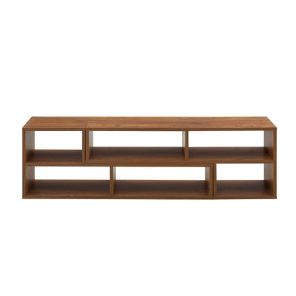 2 Pieces Cube TV Stand,Free Combination Gaming Entertainment Center Media Stand,Open Storage Bookcase Shelf for Living Room,2 Shelf Bookcase L-Shaped TV Console Stand,with Dimensions of 47.2*12*13.4.