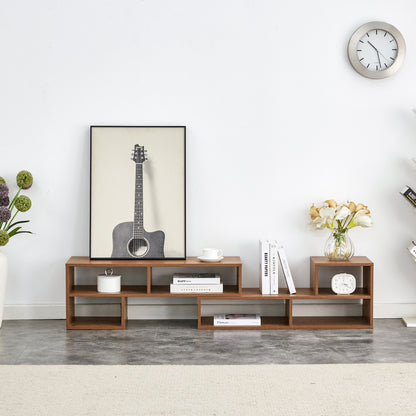 2 Pieces Cube TV Stand,Free Combination Gaming Entertainment Center Media Stand,Open Storage Bookcase Shelf for Living Room,2 Shelf Bookcase L-Shaped TV Console Stand,with Dimensions of 47.2*12*13.4.