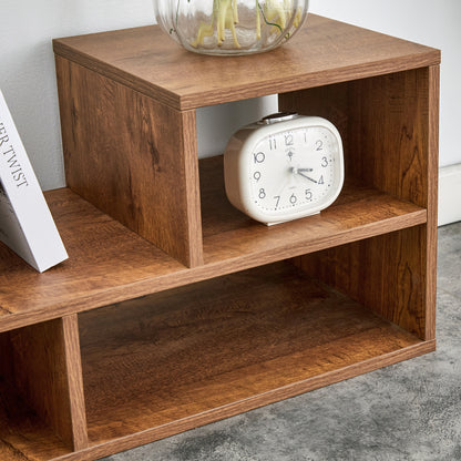 2 Pieces Cube TV Stand,Free Combination Gaming Entertainment Center Media Stand,Open Storage Bookcase Shelf for Living Room,2 Shelf Bookcase L-Shaped TV Console Stand,with Dimensions of 47.2*12*13.4.