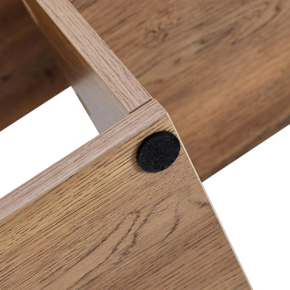 2 Pieces Cube TV Stand,Free Combination Gaming Entertainment Center Media Stand,Open Storage Bookcase Shelf for Living Room,2 Shelf Bookcase L-Shaped TV Console Stand,with Dimensions of 55.1*11.8*17.1