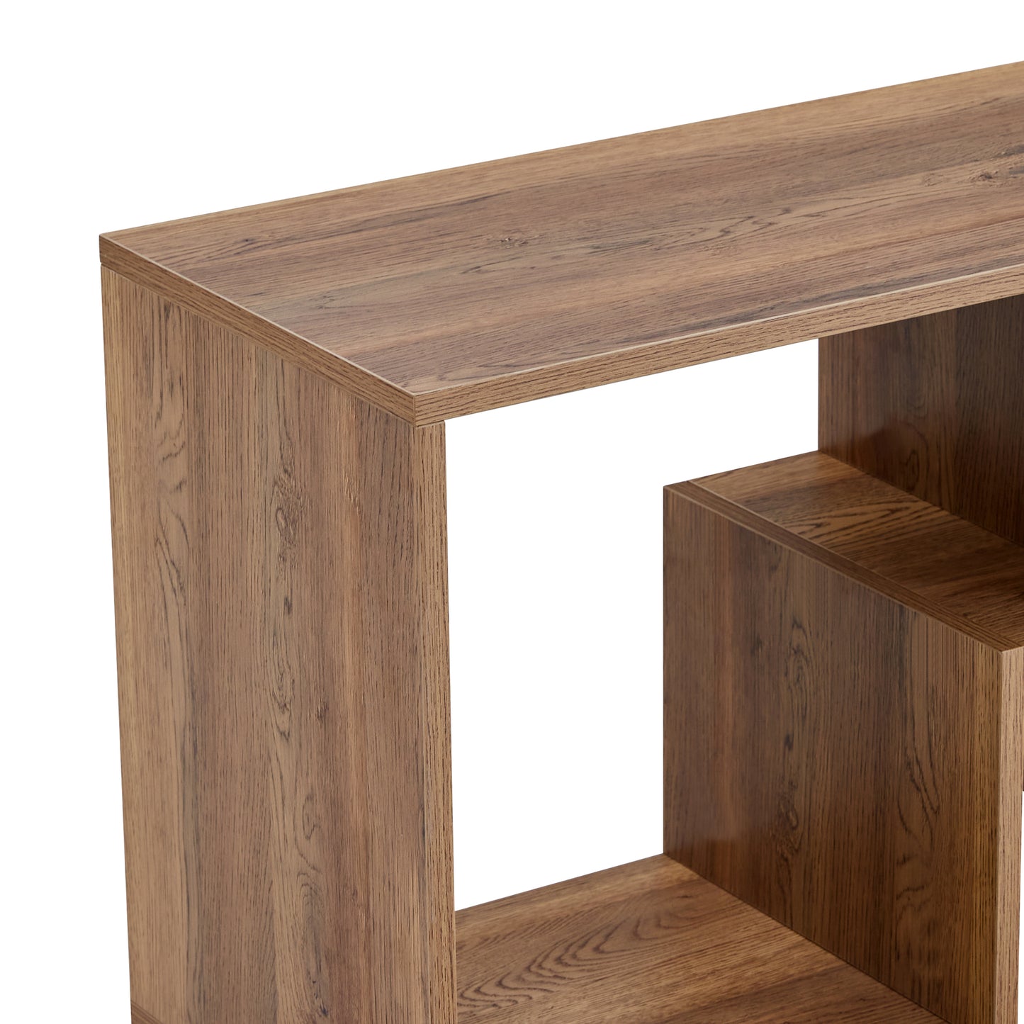 2 Pieces Cube TV Stand,Free Combination Gaming Entertainment Center Media Stand,Open Storage Bookcase Shelf for Living Room,2 Shelf Bookcase L-Shaped TV Console Stand,with Dimensions of 55.1*11.8*17.1