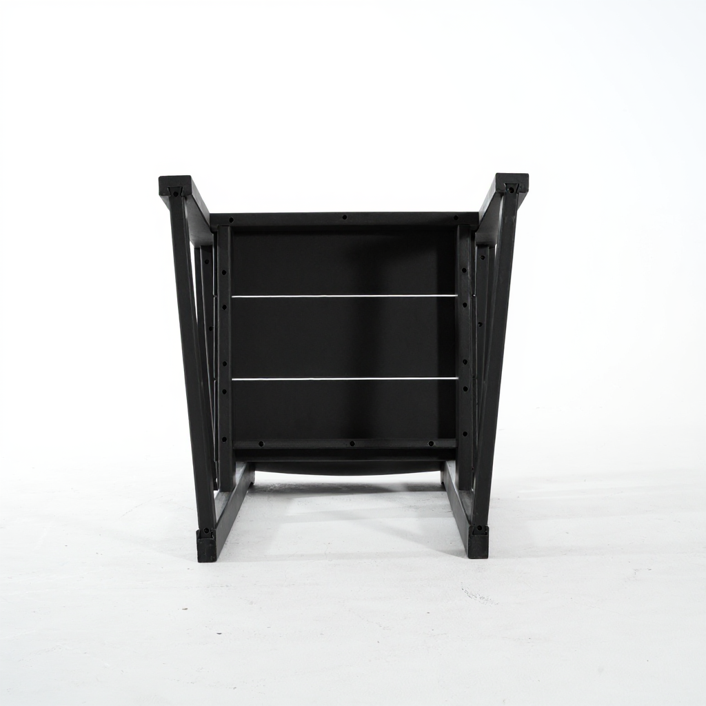 Black outdoor & garden Armchairs with backres Modernist Designt chairs