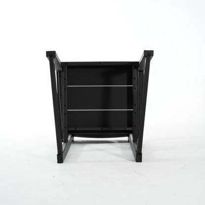 Black outdoor & garden Armchairs with backres Modernist Designt chairs