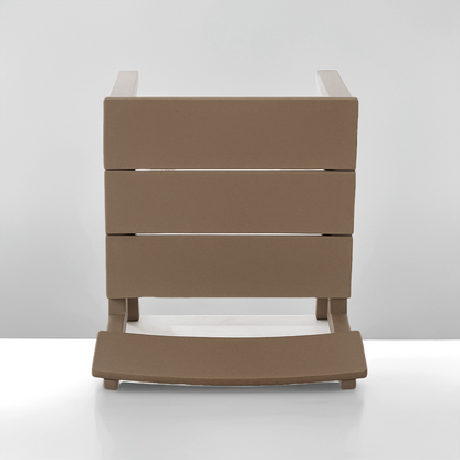 2-Pack Grey Indoor/Outdoor Dining Chairs, All-Weather Garden & Patio Side Chairs with Modern Backrest