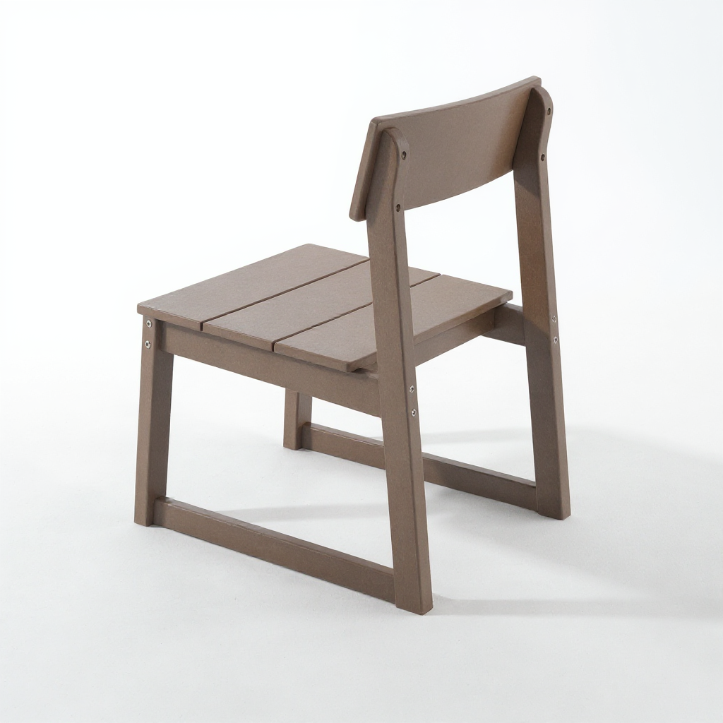 2-Pack Grey Indoor/Outdoor Dining Chairs, All-Weather Garden & Patio Side Chairs with Modern Backrest