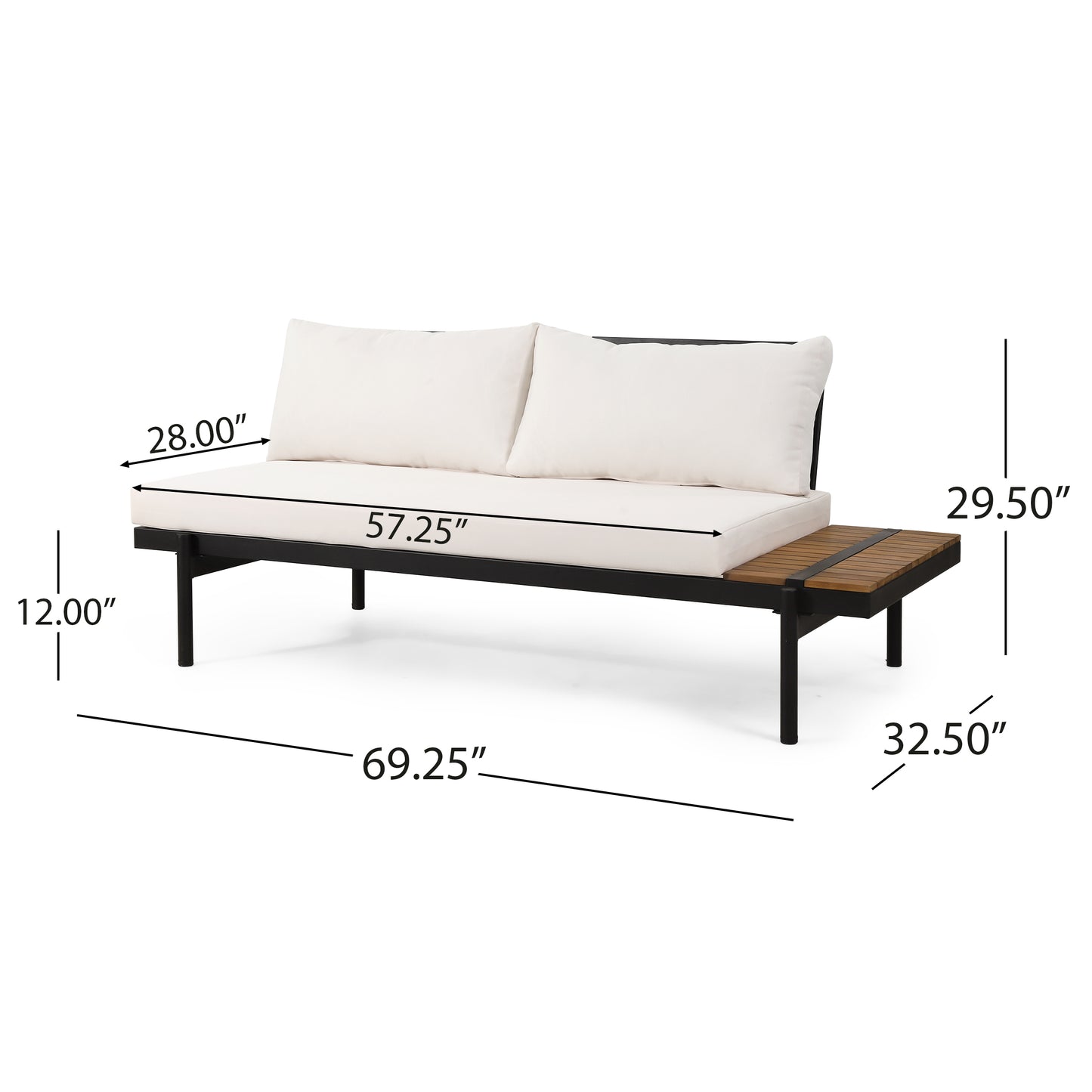 2 SEATER SOFA - RIGHT SIDE