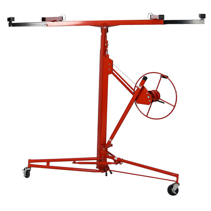 Drywall Lift Panel 13' Lift Drywall Panel Hoist Jack Lifter,red