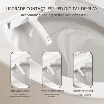 Smart Toilet Smart Bidet Toilet with Remote Control and Auto Open/Close Pump-assisted Flush Foot Sensor Operation Warm Water Heated Seat Air Dryer cUPC Certificated