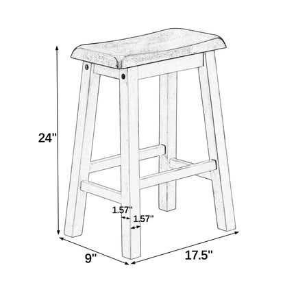 Bar Table and Chairs Set, 3 Piece Dining Table Set, Industrial Breakfast Table Set, for Living Room, Dining Room, Game Room-Antique grey white