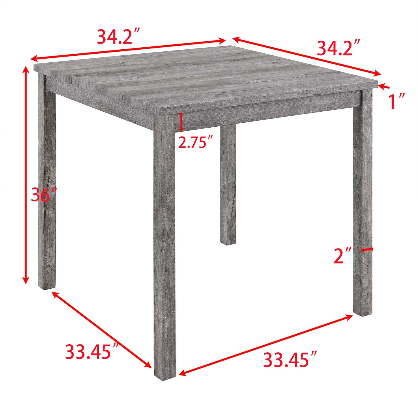 Dining Table, Bar Table and Chairs Set, 5 Piece Dining Table Set, Industrial Breakfast Table Set, for Living Room, Dining Room, Game Room