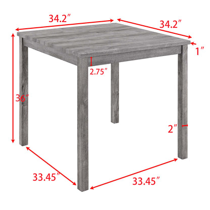 Dining Table, Bar Table and Chairs Set, 5 Piece Dining Table Set, Industrial Breakfast Table Set, for Living Room, Dining Room, Game Room