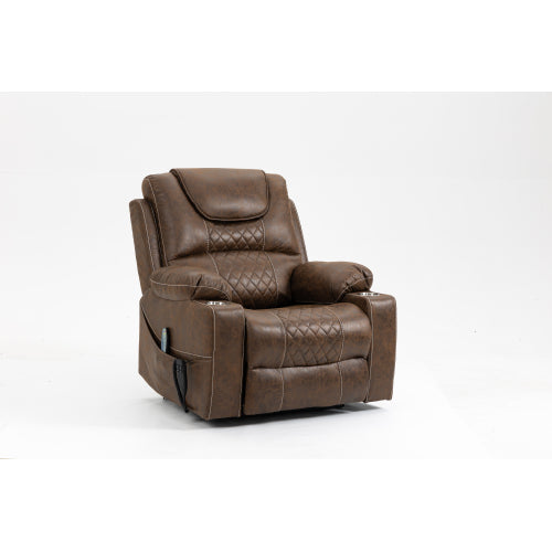 Lounge chair lift chair relax sofa chair sitting room furniture sitting room power supply elderly electric lounge chair (180 degree lying flat)