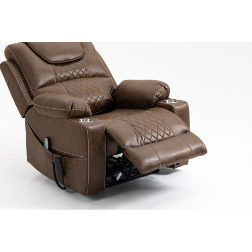 Lounge chair lift chair relax sofa chair sitting room furniture sitting room power supply elderly electric lounge chair (180 degree lying flat)