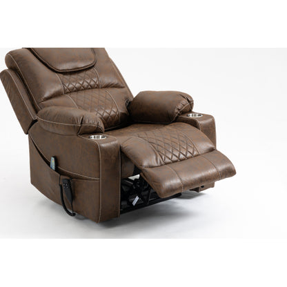 Lounge chair lift chair relax sofa chair sitting room furniture sitting room power supply elderly electric lounge chair (180 degree lying flat)