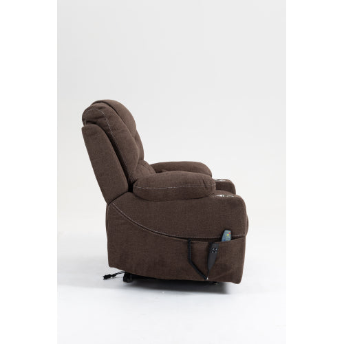 Lounge chair lift chair relax sofa chair sitting room furniture sitting room power supply elderly electric lounge chair (180 degree lying flat)