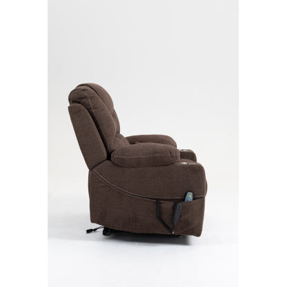 Lounge chair lift chair relax sofa chair sitting room furniture sitting room power supply elderly electric lounge chair (180 degree lying flat)