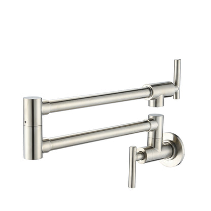 Wall Mount Folding Kitchen Pot Filler Faucet