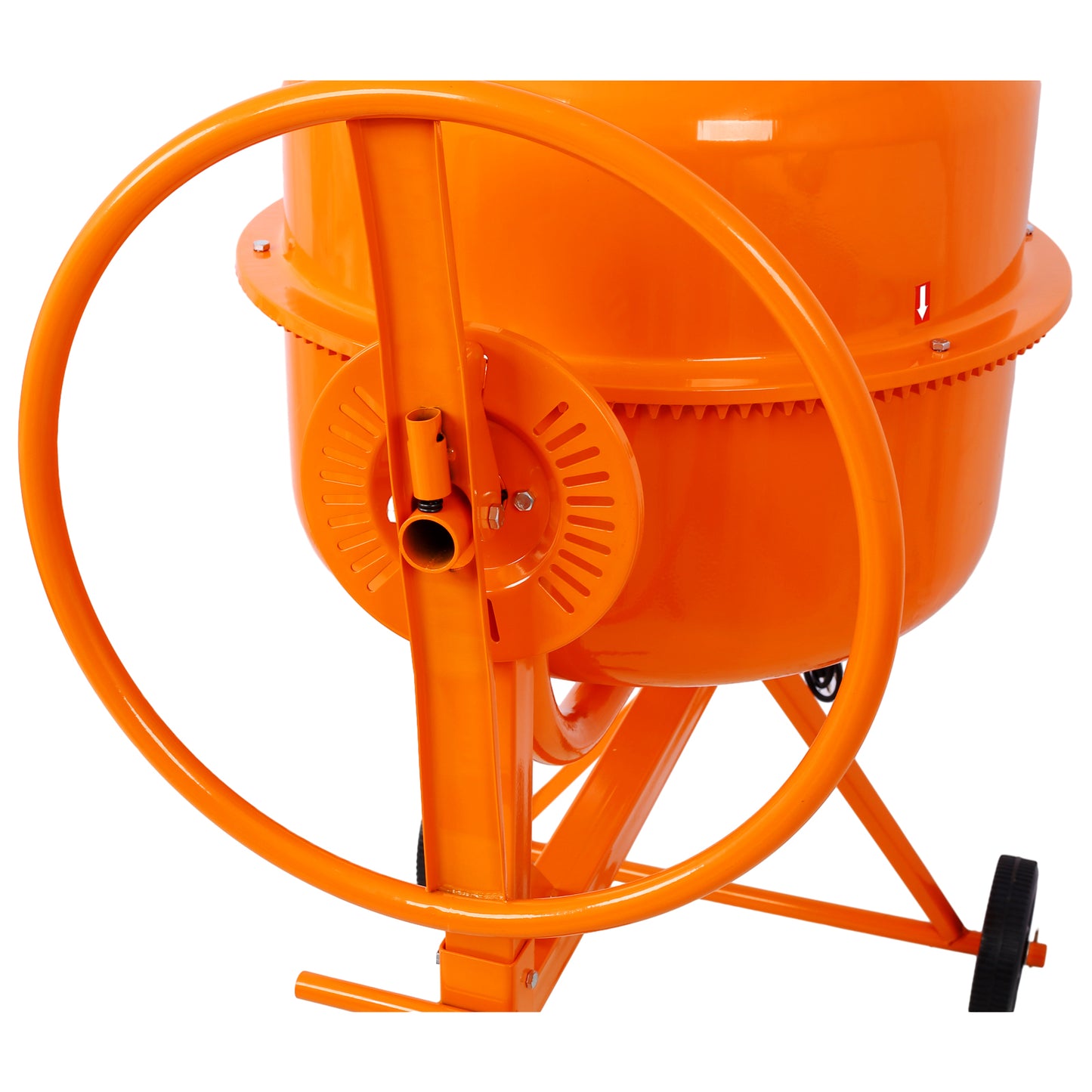 Cement Mixer,5 Cu. Ft Electric Concrete Mixer Machine, 650W AC Motor Portable Power Cement Mixers for Mortar, Stucco and Fodder