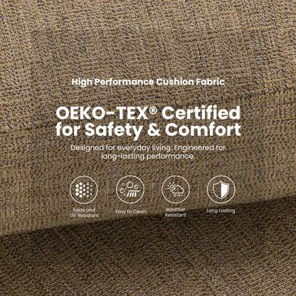 5PC Outdoor Patio Bar Set,Rounded Square Sintered Stone Table & 4 Swivel Bar Chairs,Non-Rust Aluminum Frame,Ember Black, Marble-Inspired Top,Bearing Swivel Plate,Tapered Legs,Sunbrella Cushion