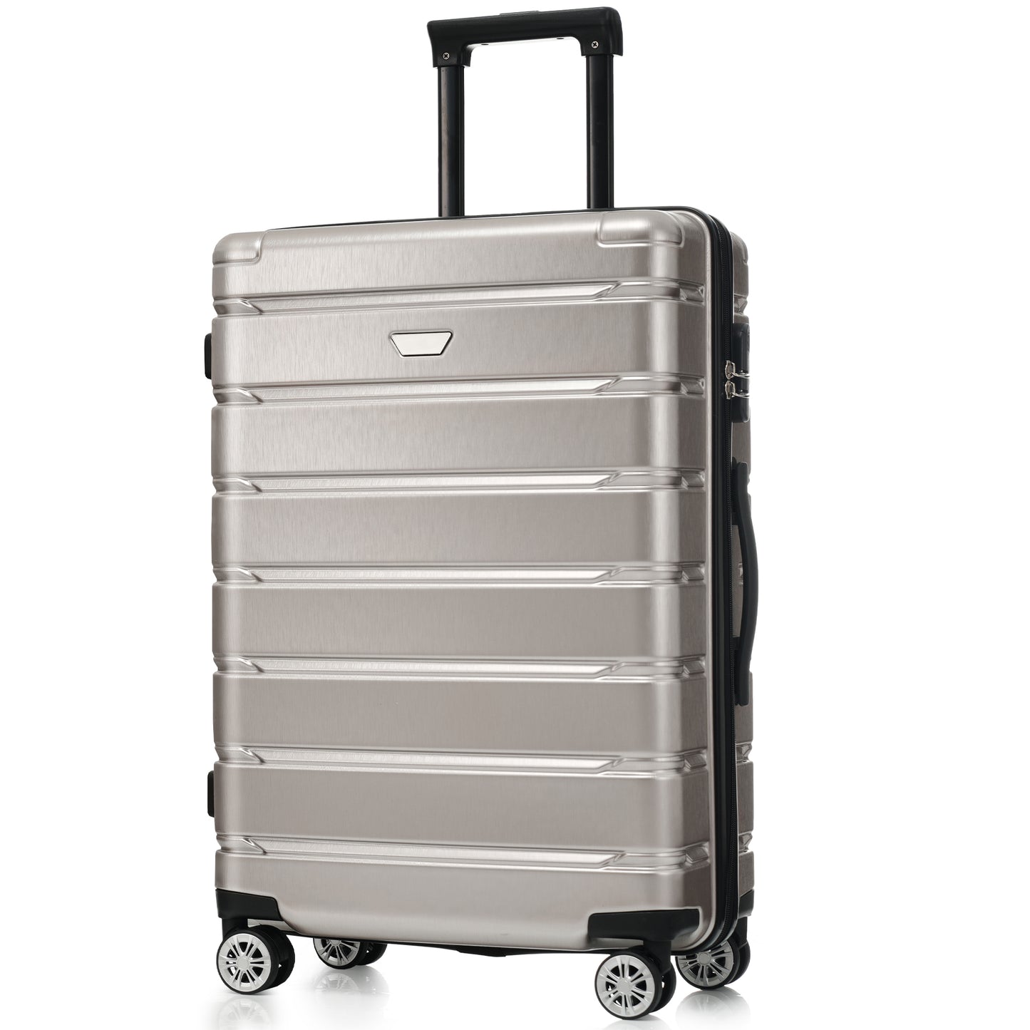 Hardshell Luggage Set 3 Piece, Durable ABS+PC Travel Suitcase with Spinner Wheels for Men Women (20/24/28 Inch)