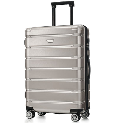 Hardshell Luggage Set 3 Piece, Durable ABS+PC Travel Suitcase with Spinner Wheels for Men Women (20/24/28 Inch)