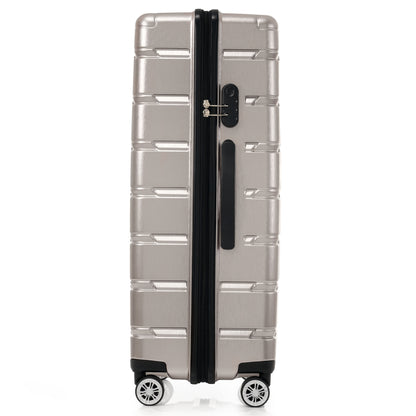 Hardshell Luggage Set 3 Piece, Durable ABS+PC Travel Suitcase with Spinner Wheels for Men Women (20/24/28 Inch)