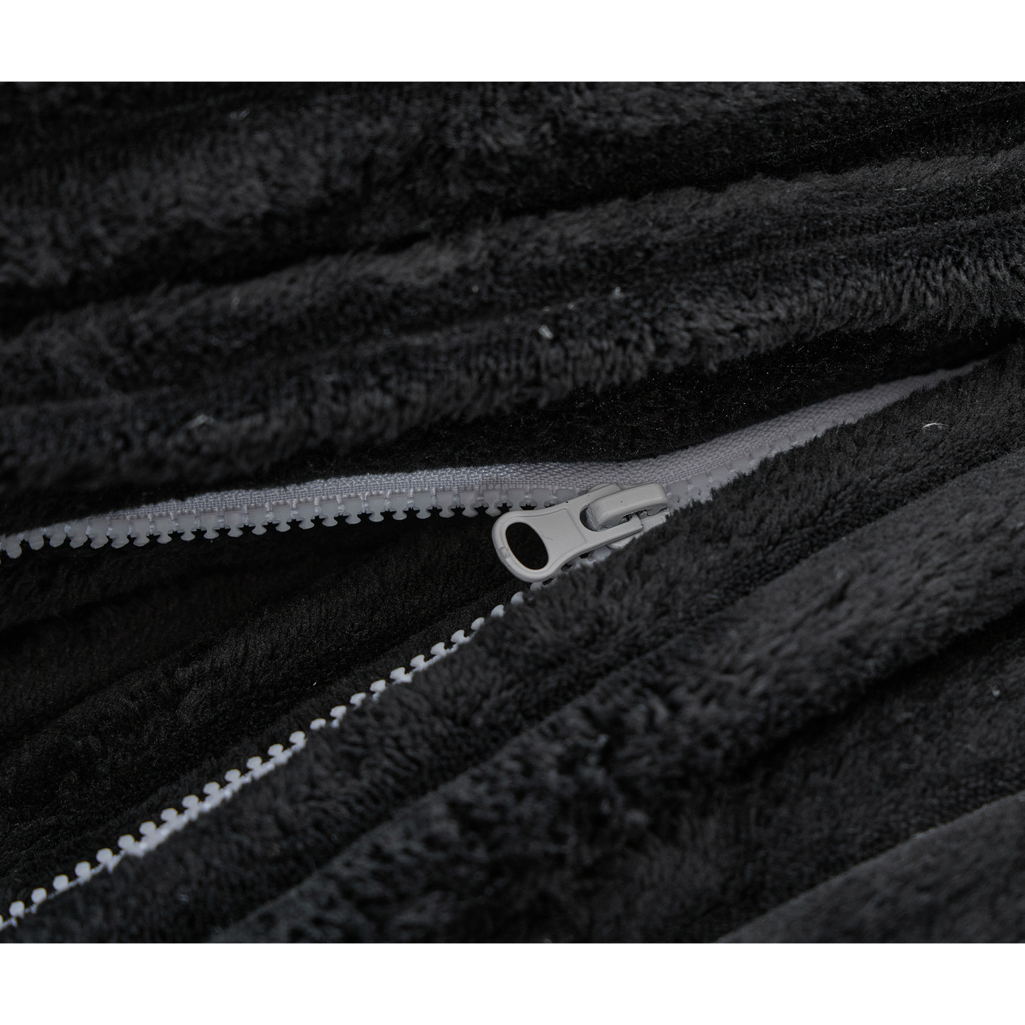 54.75" W Oversized Chaise Lounge Chair,Fluffy cushioned sofa bed,Deep Seat,Corduroy,2 Pillows,4 gears can be adjusted,Leisure Sleeper Sofa Chair for Living Room, Black