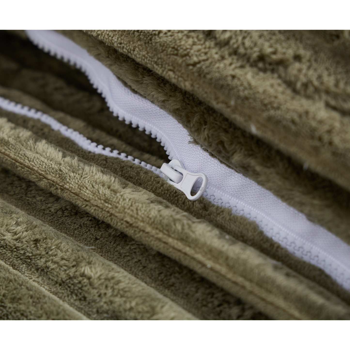 54.75" W Oversized Chaise Lounge Chair,Fluffy cushioned sofa bed,Deep Seat,Corduroy,2 Pillows,Four gears can be adjusted,Leisure Sleeper Sofa Chair for Living Room,Green