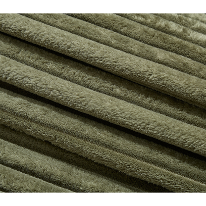 54.75" W Oversized Chaise Lounge Chair,Fluffy cushioned sofa bed,Deep Seat,Corduroy,2 Pillows,Four gears can be adjusted,Leisure Sleeper Sofa Chair for Living Room,Green