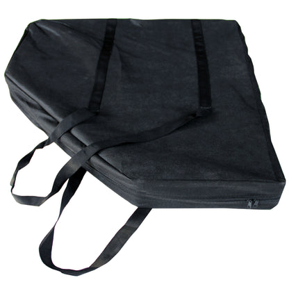 INO Design 48" Folding Poker Tabletop for 8-Player Texas Holdem Octagon Casino Game Portable Layout Mat Black