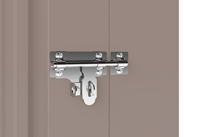 Campcraft High quality galvanized iron sheet,waterproof design, reasonable internal space planning,equipped with a solid lock system,easy to assemble and move,Small Metal Compact Garden Shed