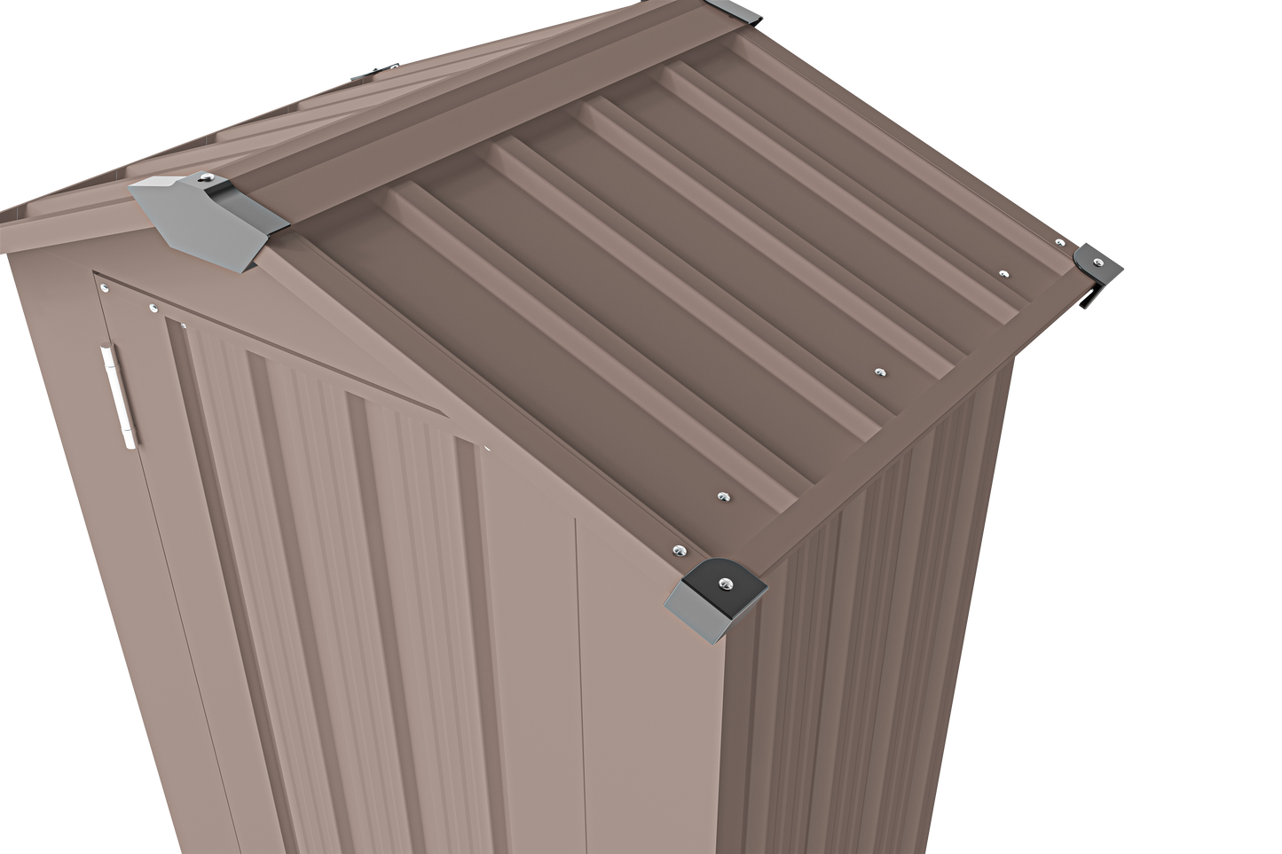 Campcraft High quality galvanized iron sheet,waterproof design, reasonable internal space planning,equipped with a solid lock system,easy to assemble and move,Small Metal Compact Garden Shed