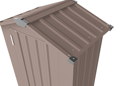 Campcraft High quality galvanized iron sheet,waterproof design, reasonable internal space planning,equipped with a solid lock system,easy to assemble and move,Small Metal Compact Garden Shed