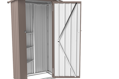 Campcraft High quality galvanized iron sheet,waterproof design, reasonable internal space planning,equipped with a solid lock system,easy to assemble and move,Small Metal Compact Garden Shed