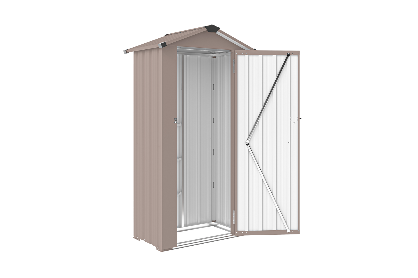 Campcraft High quality galvanized iron sheet,waterproof design, reasonable internal space planning,equipped with a solid lock system,easy to assemble and move,Small Metal Compact Garden Shed